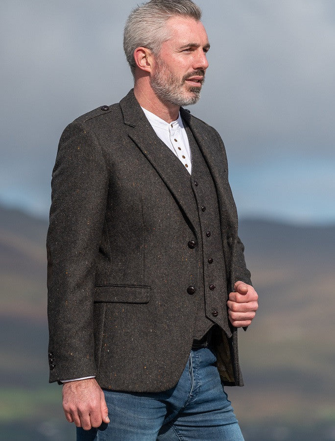 Oscar Wilde Tweed Brown Jacket 