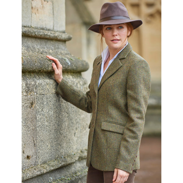 ジャケット・アウター LOUNGE LIZARD Thinsulate tweed half coat Darkhedge Ladies Fitted Tweed Jacket - Heath | Weavers of Ireland