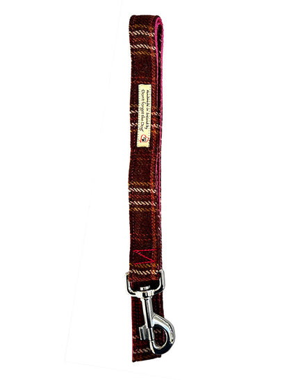 Tweed Wool Dog Lead - 