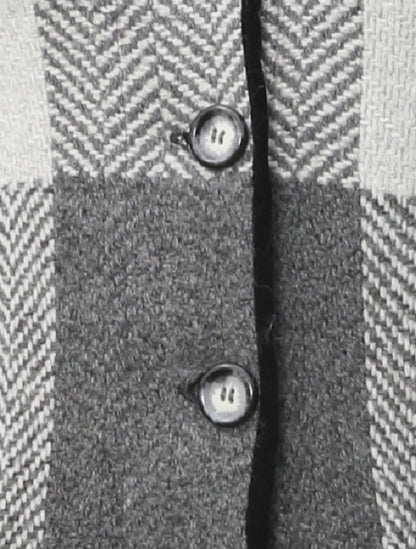 Emma Tweed Herringbone Coat - Donegal Grey 