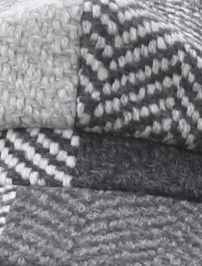 Ladies Wool Peaky Blinders Hat - Donegal Grey Detail 