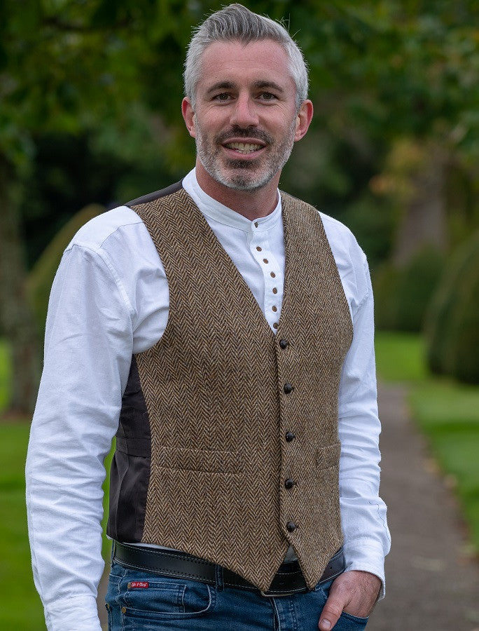 Donegal Tweed Waistcoat – Weavers of Ireland