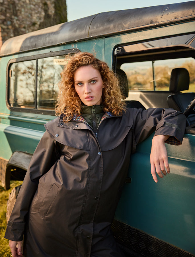 Donegal Ladies Waterproof Full Length Coat