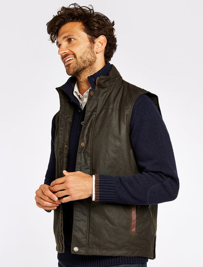 Mayfly Wax Gilet - Olive