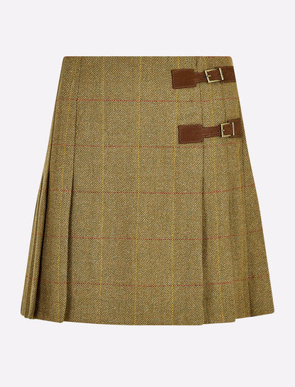 Ladies Blossom Tweed Skirt - Elm 