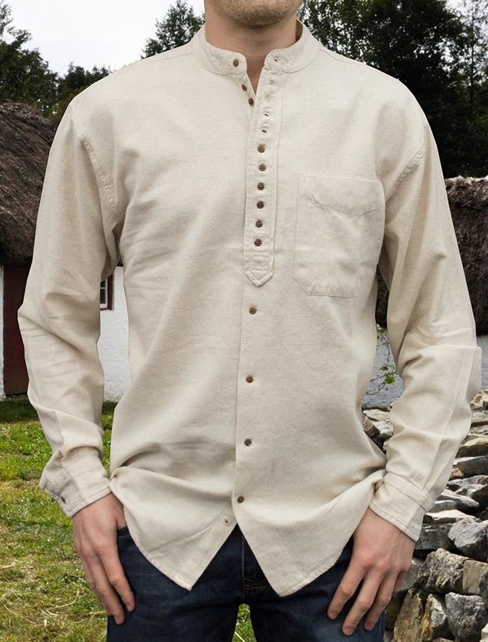 Grandfather Shirt - Stone 