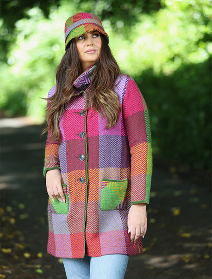 Emma Tweed Herringbone Coat