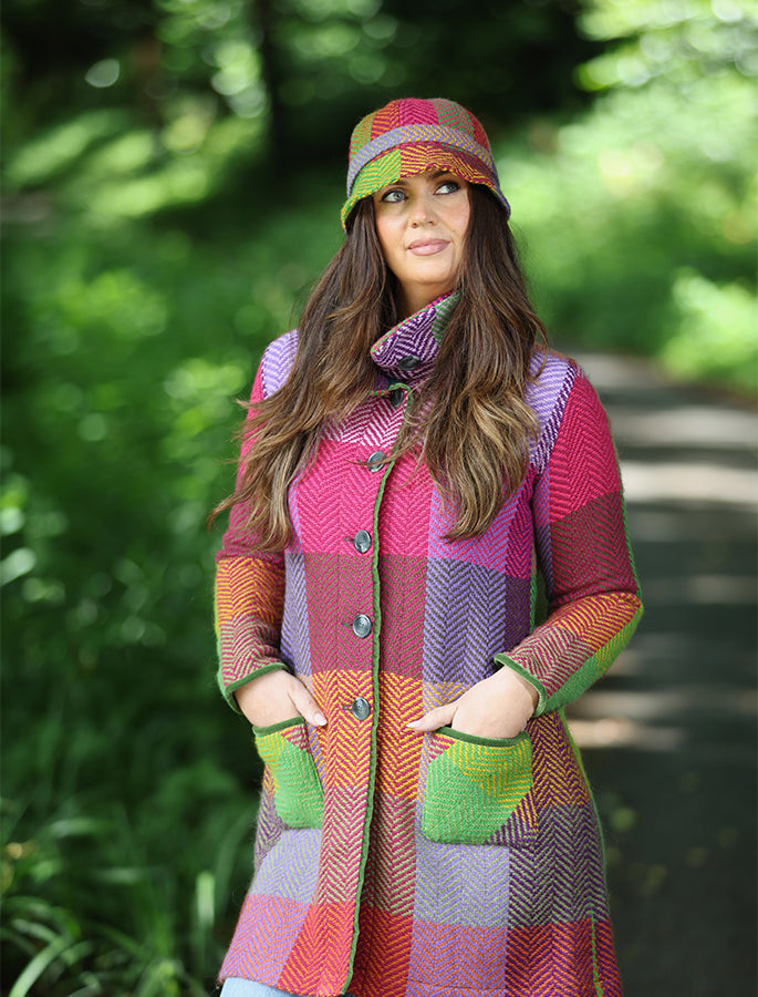 Emma Tweed Herringbone Coat