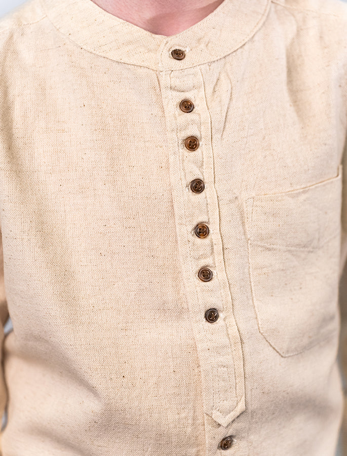 Kids Unisex Grandfather Shirt - Stone 