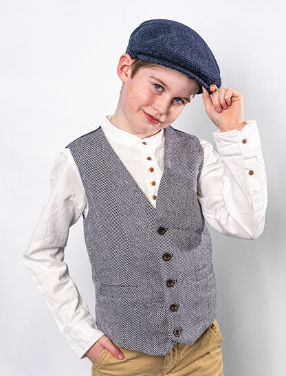 Kids Unisex Grandfather Shirt - White 