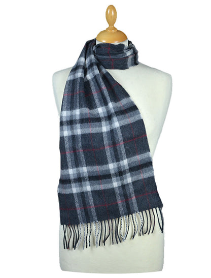 Fine Merino Plaid Scarf 