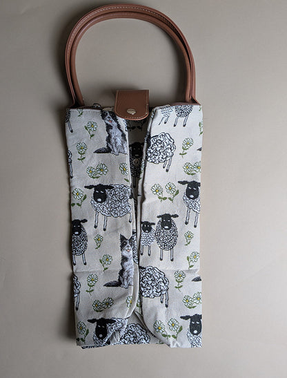 Foldaway Shopper Sheep &amp; Collie Bag