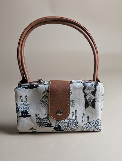 Foldaway Shopper Sheep &amp; Collie Bag