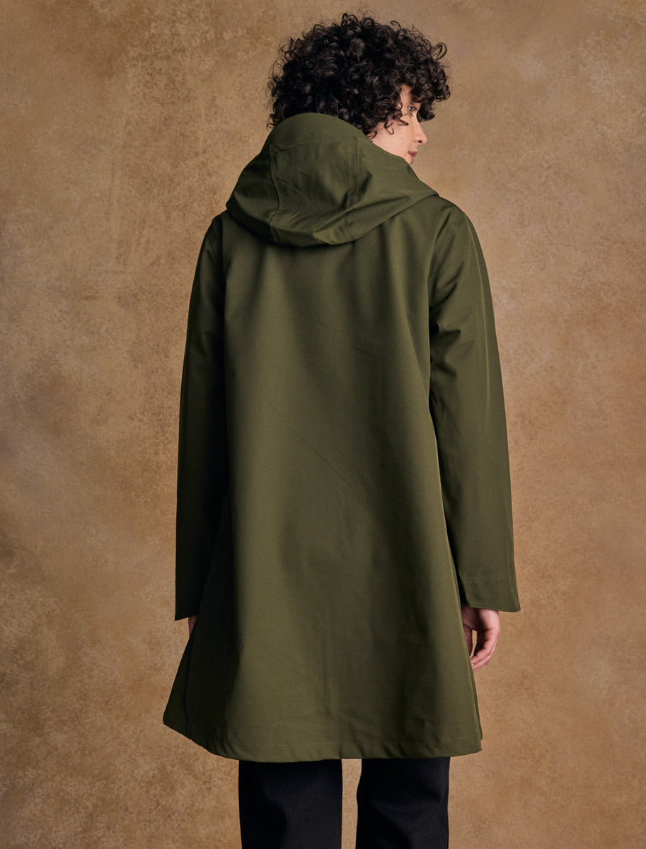 Fiadh Ladies Waterproof 3/4 Coat - Olive 