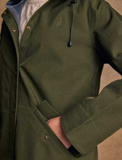 Fiadh Ladies Waterproof 3/4 Coat - Olive 