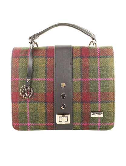 Fiona Tweed Bag - Green Red &amp; Orange