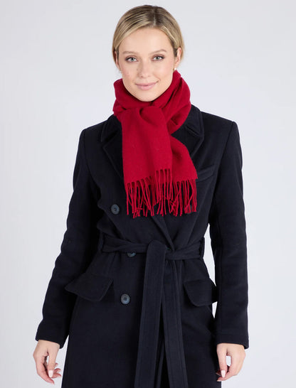 Lambswool Scarf - Dearg 