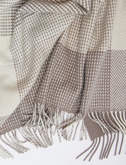 Wool and Cashmere Throw - Dún Briste 