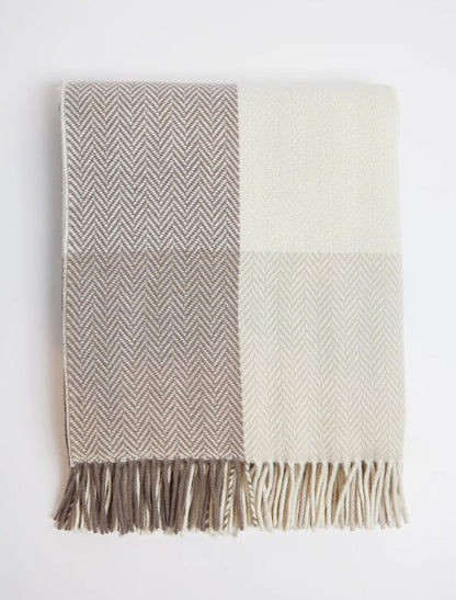 Wool and Cashmere Throw - Dún na Rí 