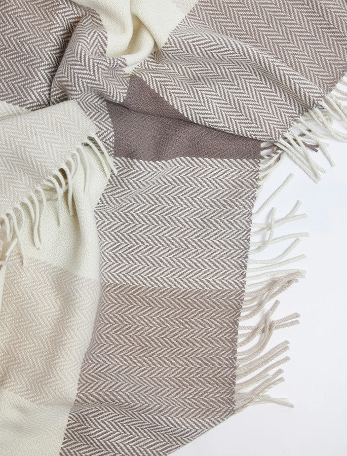 Wool and Cashmere Throw - Dún Briste 