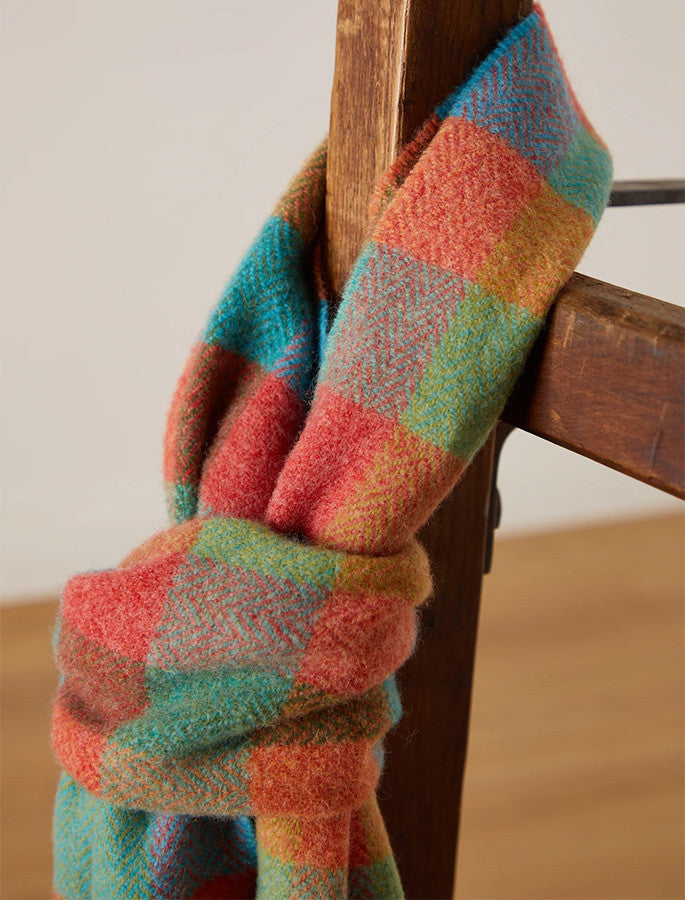 Lambswool Scarf - Multi-Colour 