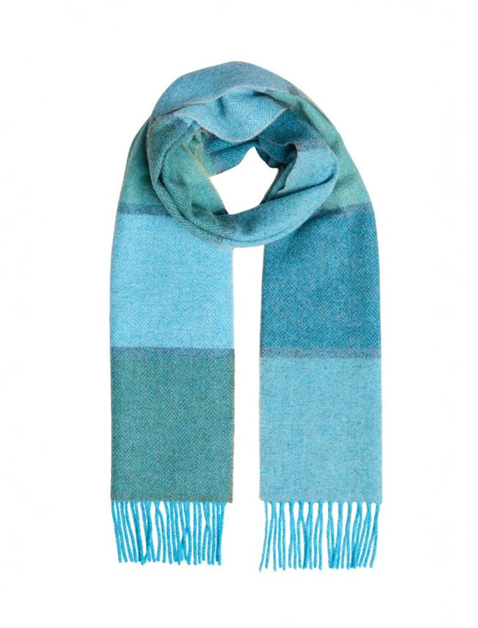 Lambswool Scarf - Spring Stripe