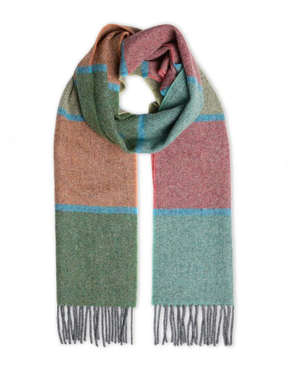 Lambswool Scarf - Summer Stripe