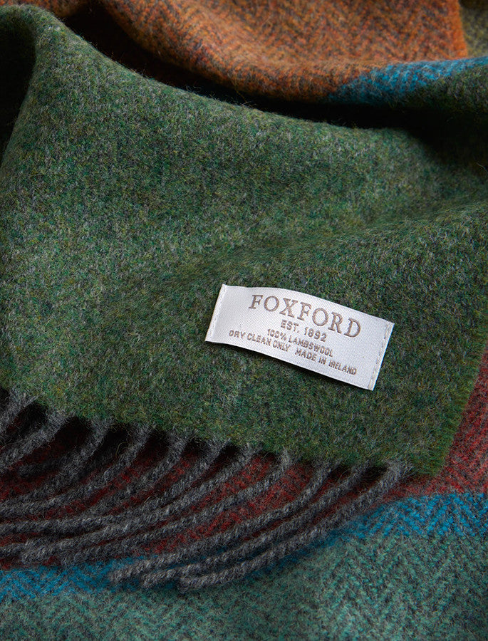 Lambswool Scarf - Summer Stripe
