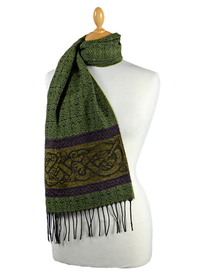 Celtic Dogs Pattern Scarf - Eire 