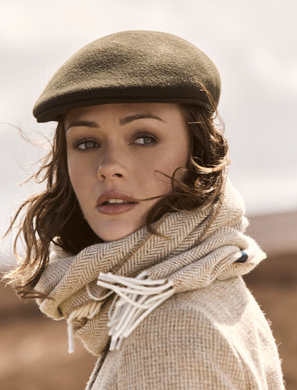 Ladies Galway Felt Flat Cap