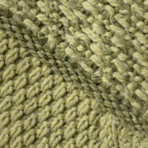 Ladies Fairisle Merino Wool Hat - Winter Pear/Grass Green 