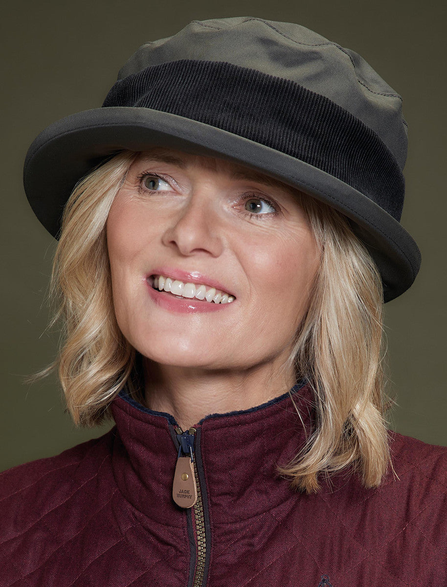 Donegal Waterproof Hat - Olive 