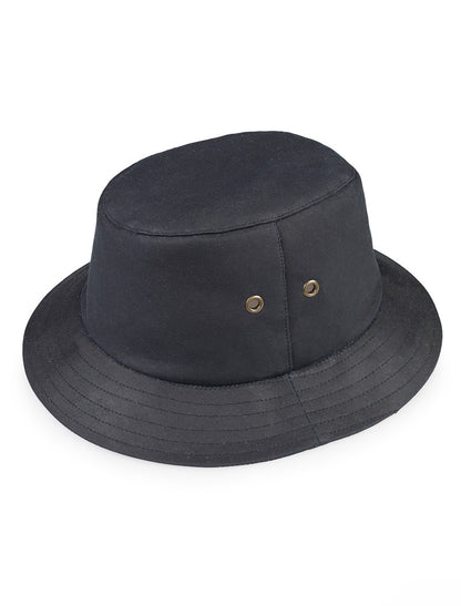 Waxed Walking Hat - Navy 