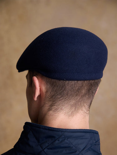 Galway Felt Flat Cap - Olive