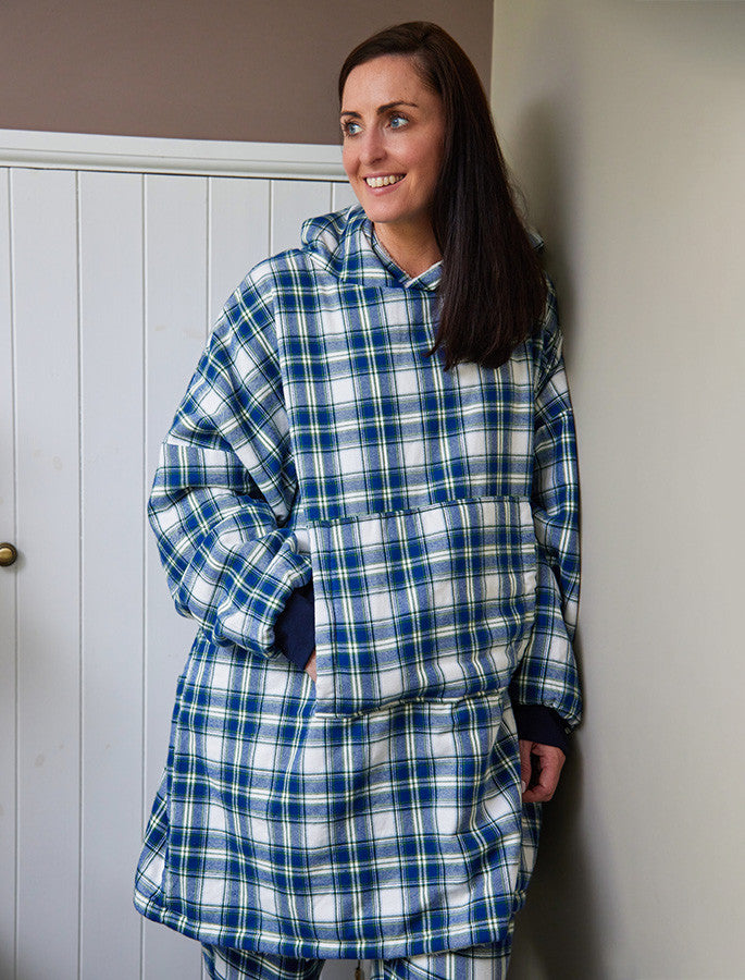 Ladies Irish Flannel Lounge Hoodie
