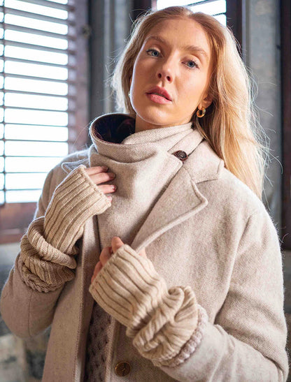 Luxurious Wool Tweed Snood - 