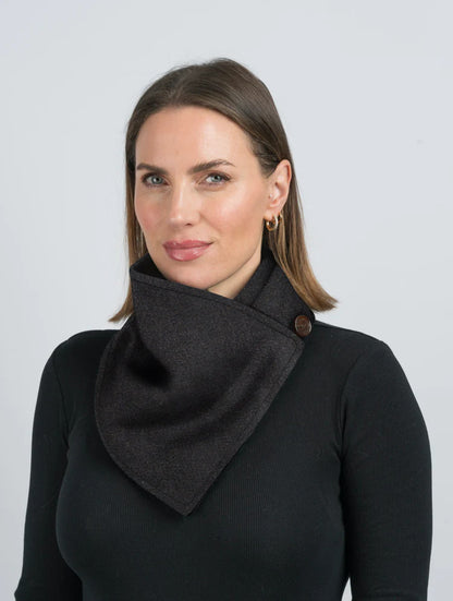 Luxurious Wool Tweed Snood - Light Green