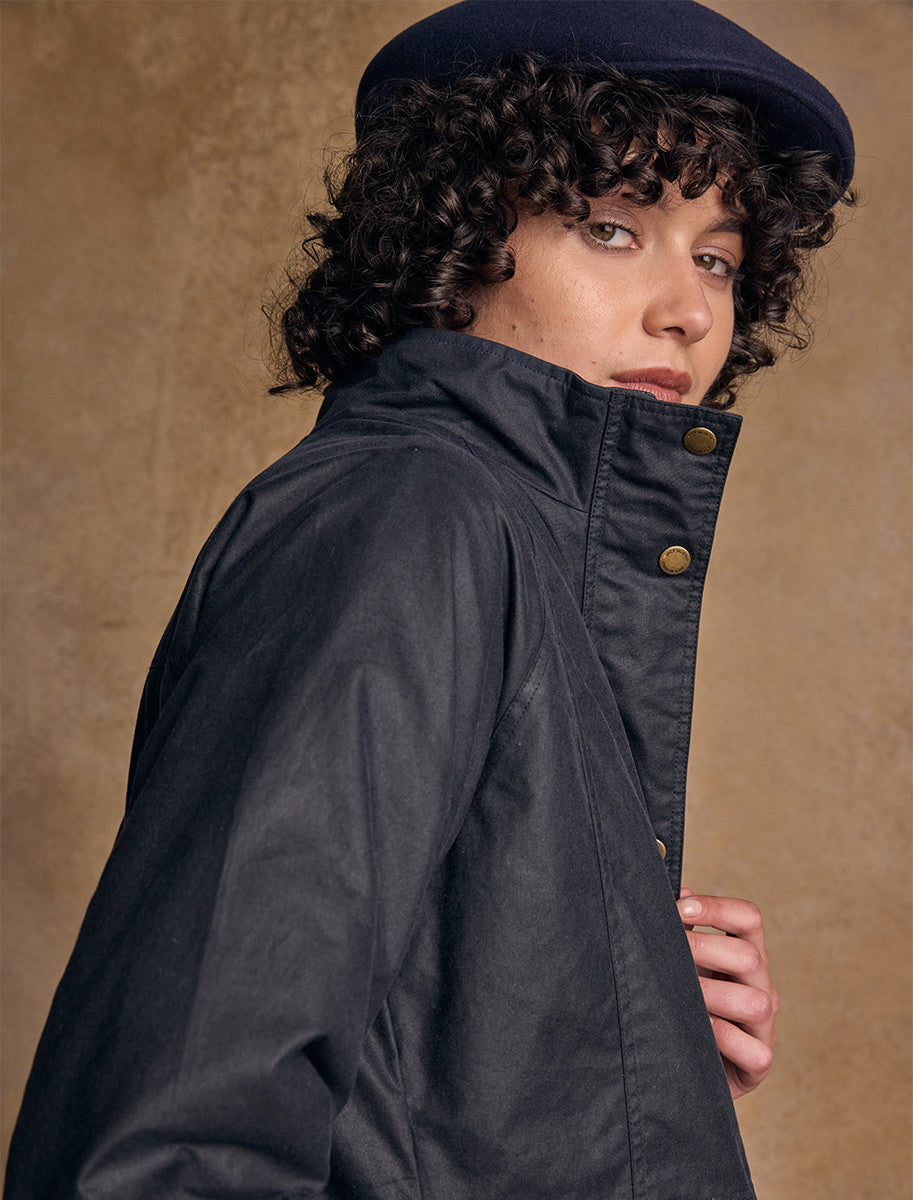 Sally Ladies Waterproof Jacket - Navy 