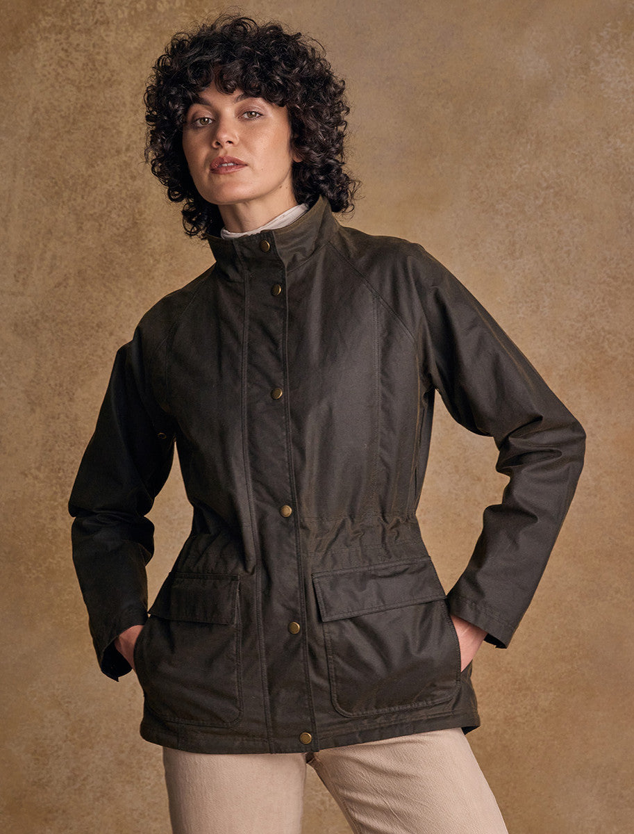 Sally Ladies Waterproof Jacket - Olive 