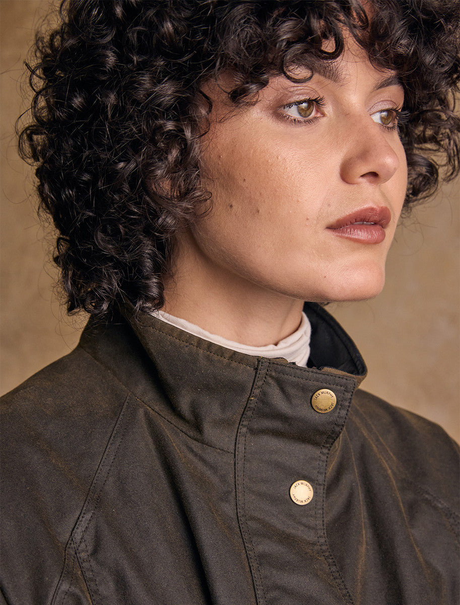Sally Ladies Waterproof Jacket - Olive 