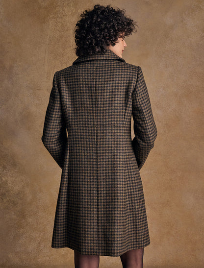Aimee Tweed Coat - Earth Check 