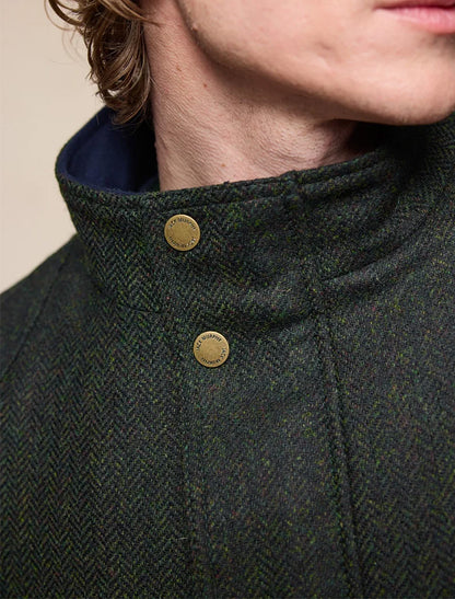 Seamus Tweed Jacket - Green Herringbone