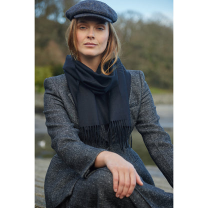 Fine Merino Scarf - Black