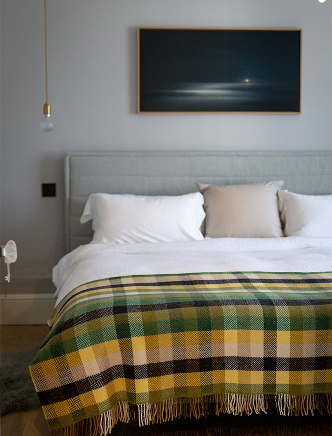 Luxury Cashmere Wool Throw - 