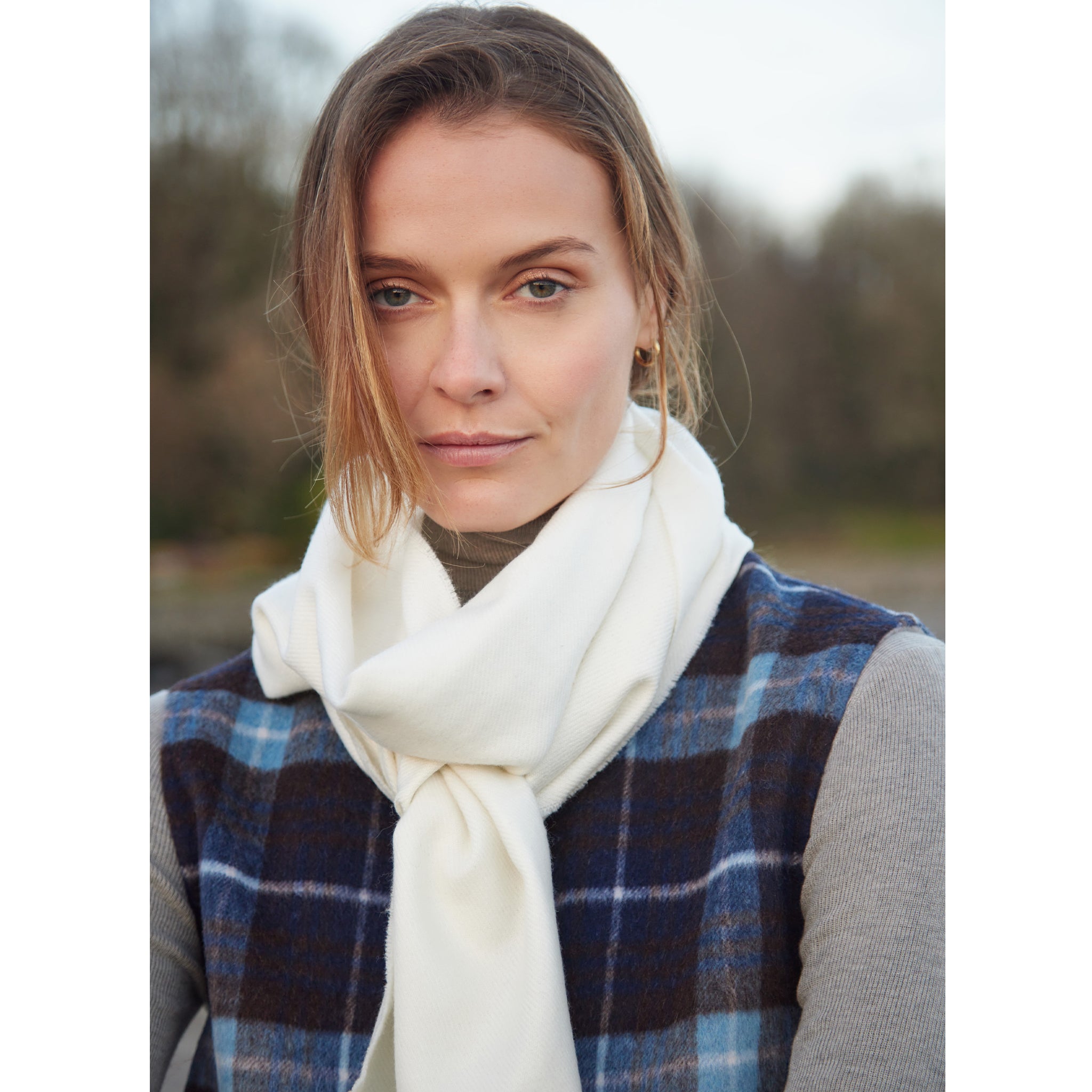 Fine Merino Scarf - Royal Blue | John Hanly & Co. – Weavers of Ireland