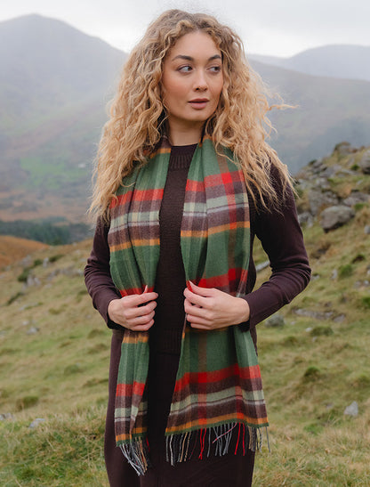 Fine Merino Plaid Scarf