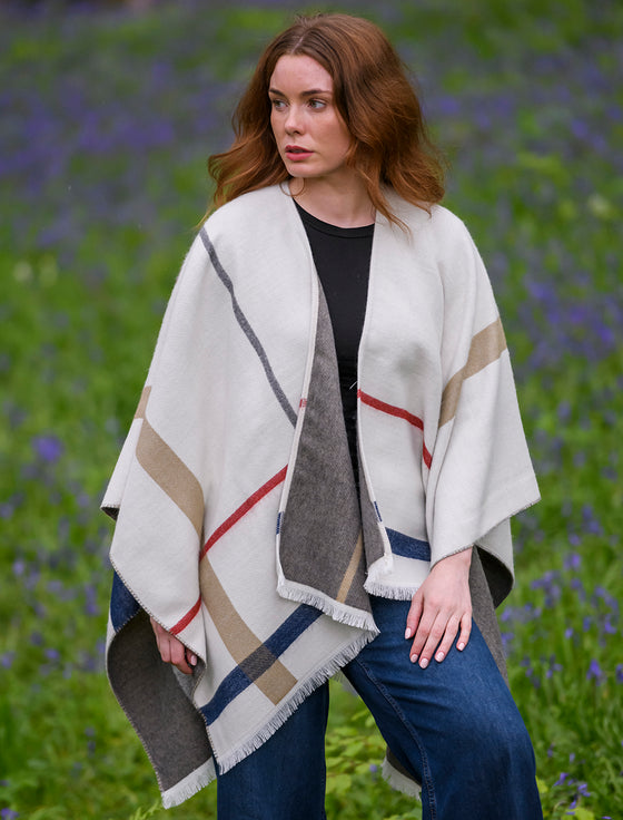 Jacquard Fringed Shawl