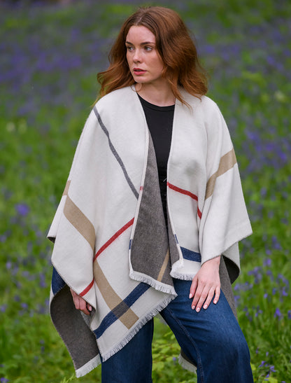 Jacquard Fringed Shawl