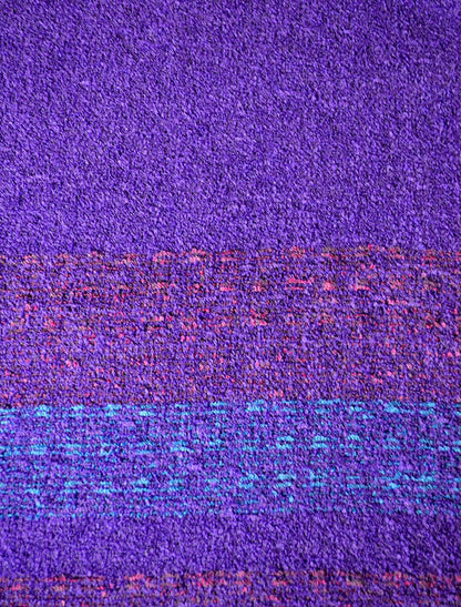 Fine Lambswool Celtic Stole - Purple Wine