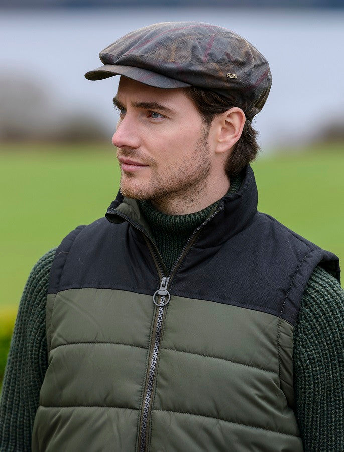 Kerry Wax Flat Cap - Tartan 